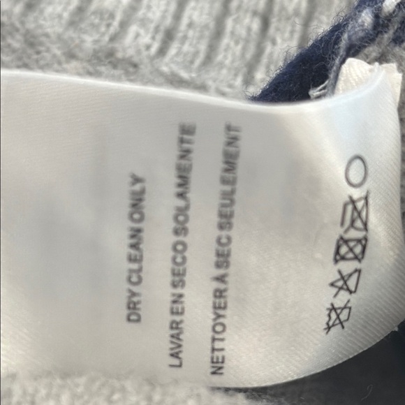 Thread & Supply Gray and Black V-Neck Wool Blend Sweater - Picture 8 of 8